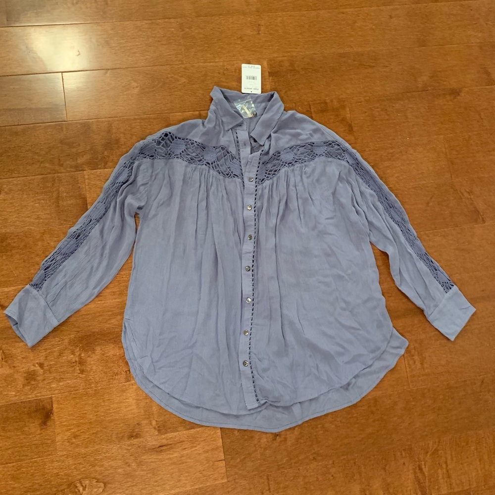 Free People oversized blouse